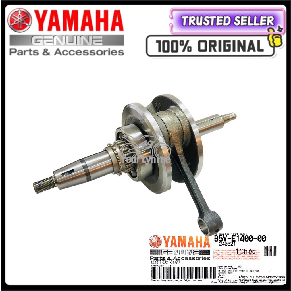 VIETAM Y16 Y16ZR CRANKSHAFT ASSY B5V-WE140-00 BAX-WE140-10