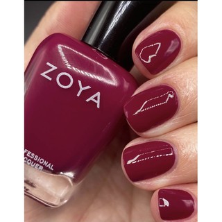 พร้อมส่ง ยาทาเล็บ Zoya Lisa  แดงเข้มอันเดอร์โทนชมพูเบอรี่ ขับผิวสุดๆ ทาแล้วคุณหนูคุณนาย   แท้ 💯