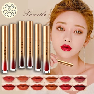 ลิปสติก LAMEILA ลิปกลอส ลิปติก Velvet Lip Glaze ลิบสติก ลิปสติกเนื้อแมท Lip Stick กันน้ำ ให้ความชุ่มชื้น ติดทนนาน