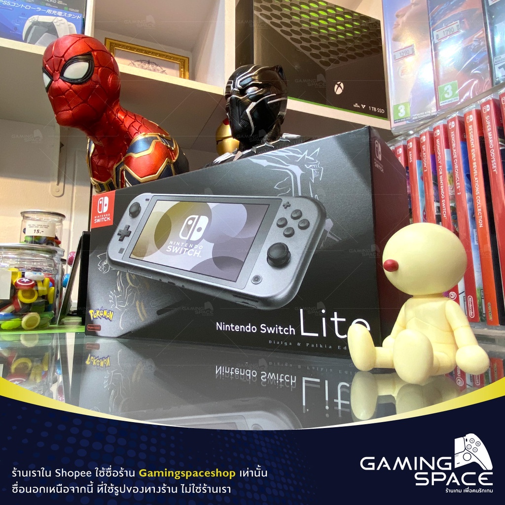 Nintendo Switch LITE : ประกันร้าน 1 ปี Pokemon Dialga &amp; Palkia Edition Brilliant Diamond &amp; Shining