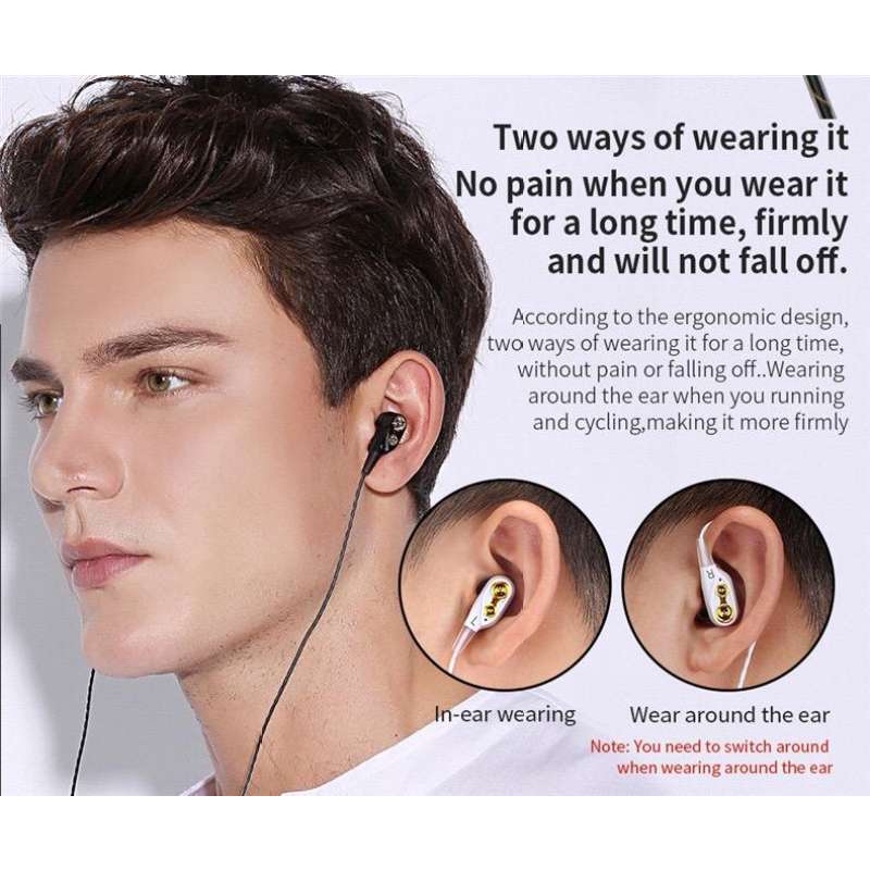 หูฟัง QKZ CK8 ไดร์เวอร์ 2DD หูฟังอินเอียร์ มีไมค์ เบสแน่น หูฟังเบสจัดเต็ม ใส่สบาย HiFi Earphone Stereo ราคา ถูกที่สุด ดีลบีเคเค แกลเลอรีภาพที่ 8