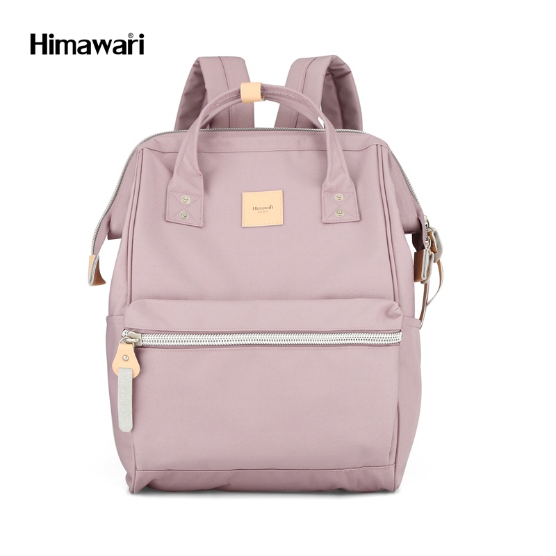 HIMAWARI กระเป๋าเป้สะพายหลัง กันน้ำ 15" Laptop Backpack with USB Port รุ่น 1881 สี #07 Purple