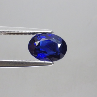 พลอย ไพลิน แซฟไฟร์ แท้ ธรรมชาติ ( Natural Deep Royal Blue Sapphire Pailin Cambodia ) หนัก 2.12 กะรัต