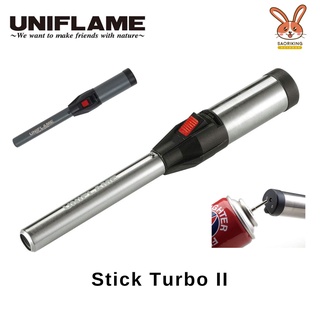 UNIFLAME  Stick Turbo II ไฟแช็คฟู่ Silver/Olive ที่จุดไฟ พร้อมส่ง