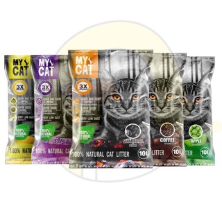 MY Cat ทรายแมวเบนโทไนท์ ขนาด 10 ลิตร พร้อมส่งทุกกลิ่นเลยจ้า