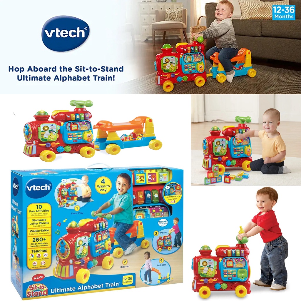 ของแท้🇺🇸 รถไฟวีเทค VTech Sit-to-Stand Ultimate Alphabet Train รุ่นใหม่ล่าสุดของแท้100%  สินค้ายอดฮิต
