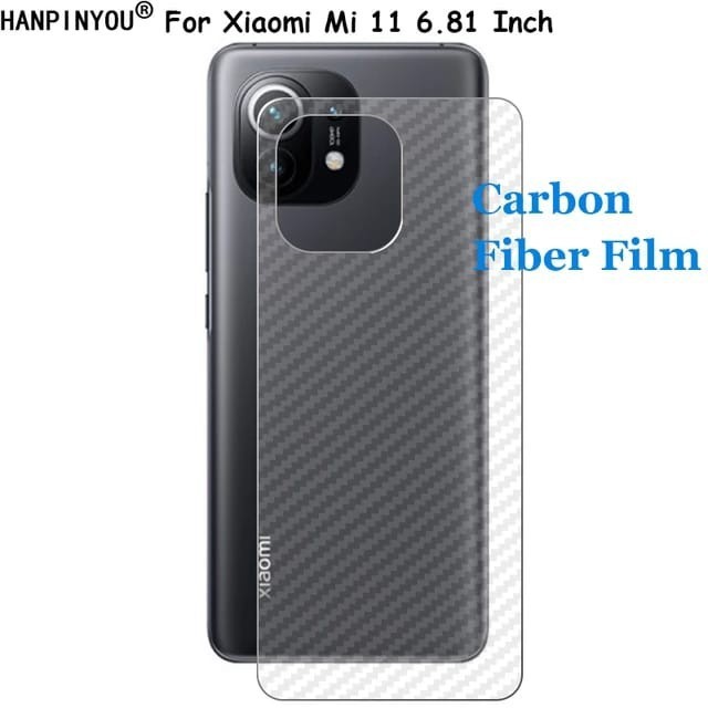 XIAOMI MI11 MI 11 SKIN CARBON ANTI-SCRATCH คาร์บอนแบ็ค