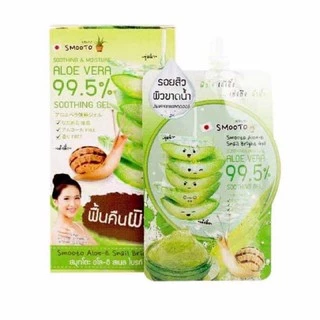 สมูทโตะ Smooto ว่านหางจรเข้ อะโล-อี สเนล ไบรท์ เจล Aloe gel ว่านหาง