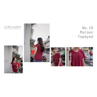 Maroon Topdyed Premium t-shirt