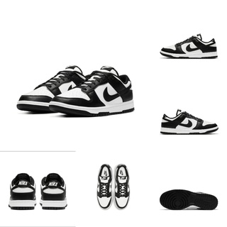 Dunk Low Retro "Black" องเท้าผ้าใบ ลายแพนด้า สีดํา สีขาว สําหรับผู้ชาย ผู้หญิง DD1391-100