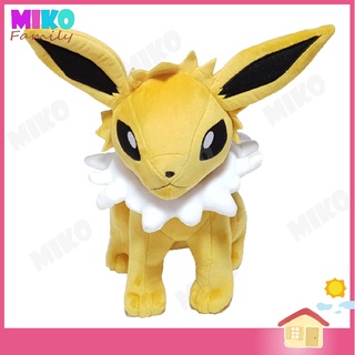 ตุ๊กตา โปเกม่อน อีวุย ร่างสายฟ้า Jolteon Pokemon ขนาด 10 นิ้ว ของเล่น ของเล่นเด็ก ของขวัญ งานป้าย ลิขสิทธิ์แท้