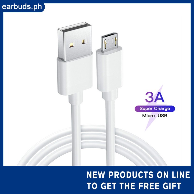 [Value Choice] สายชาร์จแอนดรอยด์ 3A 1 เมตร Micro USB ซิงค์ข้อมูลได้อย่างรวดเร็ว สายชาร์จ USB สําหรับ Realme Xiaomi แท็บเล็ต สายเคเบิลโทรศัพท์มือถือ