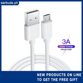 สายชาร์จแอนดรอยด์ 3A 1 เมตร Micro USB ชาร์จเร็ว ซิงค์ข้อมูล สายชาร์จ USB สําหรับ Realme Xiaomi แท็บเล็ต สายเคเบิลโทรศัพท์มือถือ