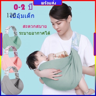 กระเป๋าเป้สะพายหลัง ผ้าฝ้าย อเนกประสงค์ สามารถปรับได้ ตามหลักสรีรศาสตร์ สําหรับให้นมบุตร เป้อุ้มเด็กแรกเกิด