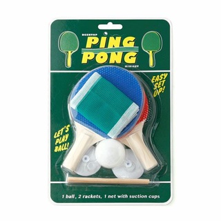 HIGHTIDE Miniature Ping-Pong Set / เซ็ตไม้ปิงปองและอุปกรณ์ ขนาดมินิ (HJZ058)