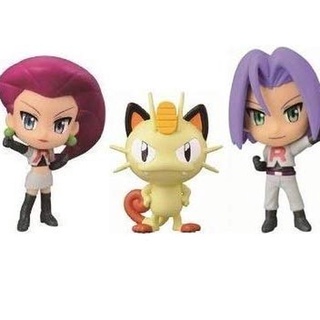 Team Rocket Set ของแท้ JP - Ichiban Kuji Banpresto [โมเดลโปเกมอน] (3 ตัว)