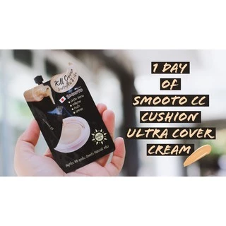 [กล่อง x6ซอง] สมูทโตะ ซีซี คุชชั่น อัลตร้า คัฟเวอร์ ครีม Smooto CC Cushion Ultra Cover Cream 8 กรัม