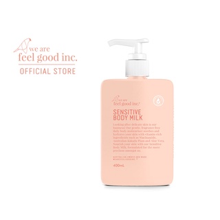 We Are Feel Good Inc. : Sensitive Body Milk เซนซิทีฟ บอดี้ มิลค์ โลชั่นบำรุงผิวสำหรับผิวบอบบาง แพ้ง่าย ขนาด 400ml