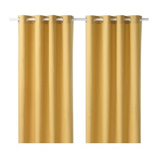 MARIAM ผ้าม่าน 1คู่ Curtains,1 pair 145*250cm (เหลือง)