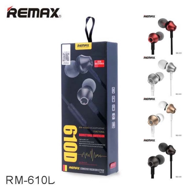 หูฟัง แบบดีมีไมค์ Remax 610D สินค้าแนะนำแบบดี