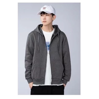 ⚡️ พร้อมส่ง⚡️เสื้อ​กัน​หนาว​ แขนยาว มี​ฮู้ด ทรง​หลวม​ ใส่สบาย สุดเท่