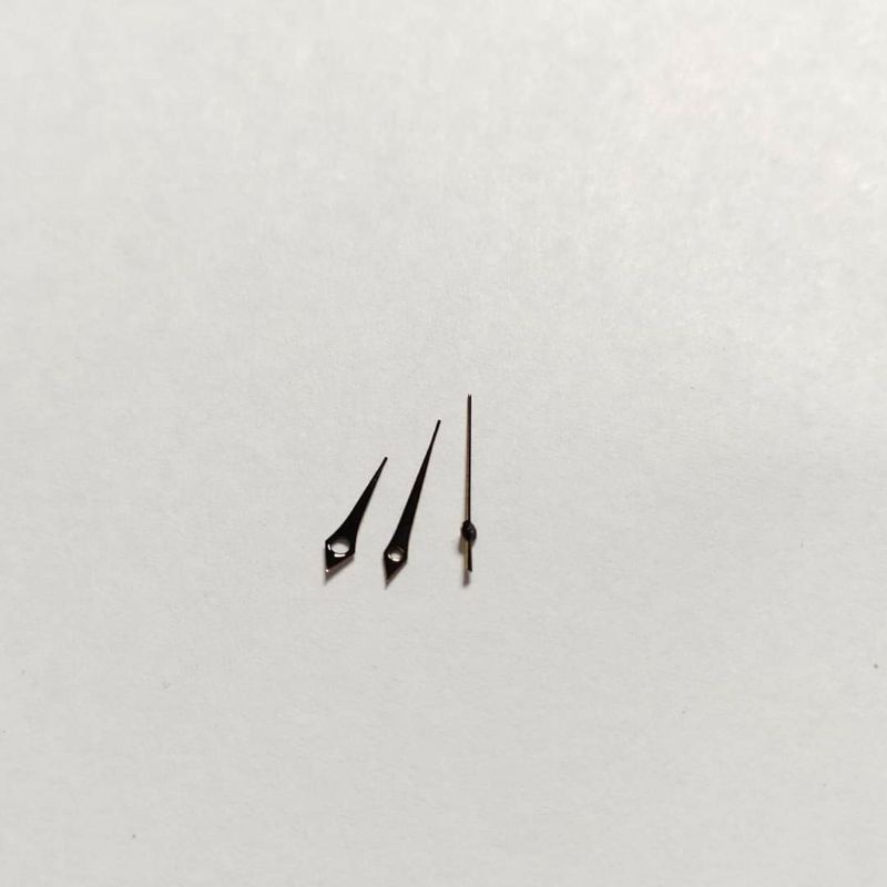 Hitam Miyota NEEDLES 2035 NO10 สีดํา ชุดเต็ม