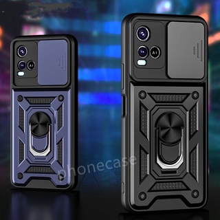 เคสโทรศัพท์สําหรับvivo Y03 Y03T Y04 Y17s Y16 Y18 Y18s Y36 Y27 Y76 Y33s Y21s Y21T Y21 Y27s Y28 Y28 Y28s 4G 5Gเกราะแม่เหล็กผู้ถือแหวนป้องกันกล้อง