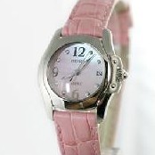 นาฬิกาหญิง ไซโก้ Seiko Ladies Vivace with Pink Leather Strap Watch