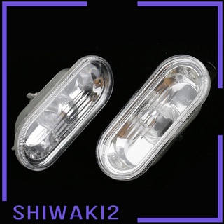 [Shiwaki2] หลอดไฟ Led สีเหลืองอําพัน 1 คู่สําหรับ Vw Mk4 Golf Bora B5 Passat