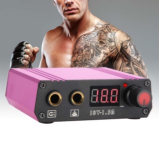 Tattoo Power Supply 2 แบบอุปกรณ์พาวเวอร์ซัพพลายขนาดมินิสําหรับเหยียบเท้าเครื่องสัก