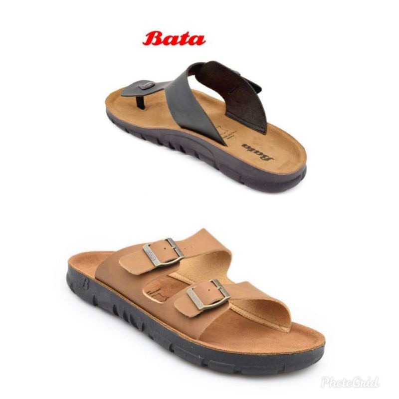 Bata MEN& 39;S SANDALS วัสดุหนัง