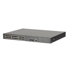 Dahua 24-Port PoE Gigabit Managed Switch, Layer 2 network managem Model : AI-DH-PFS4226-24GT-360