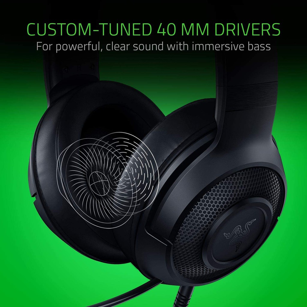 Razer Kraken X – Multi-Platform Wired Gaming Headset - FRML Packaging 7.1 รับประกัน2ปี