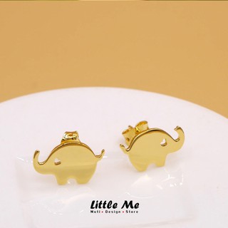 Little Me Jewelry ต่างหูช้างจิ๋ว สีทอง / สีชมพู / สีเงิน  สินค้าทำมือ ของขวัญสำหรับเธอ