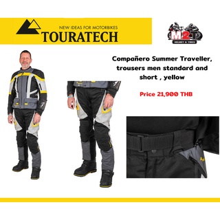 TOURATECH Compañero Summer Traveller, trousers men, standard And Short size, yellow