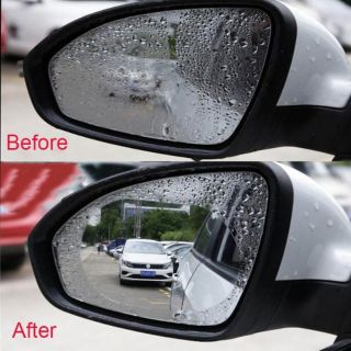 ฟิล์มกันน้ำเกาะกระจกข้างรถ Anti-fog mirror film