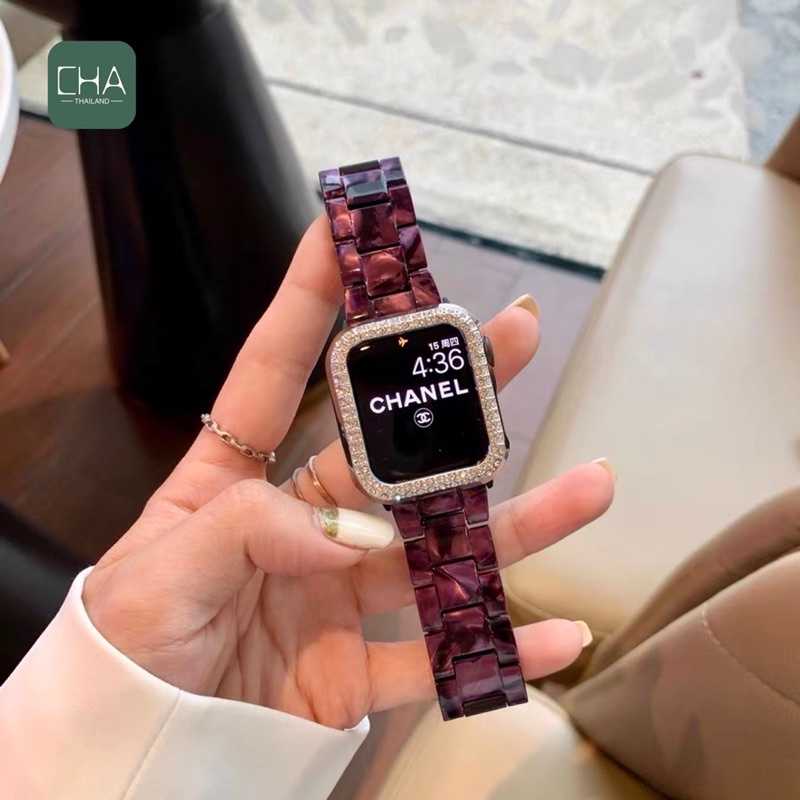 สายหินอ่อน ใช้ได้กับ ซีรีส์ watch 7 6 SE 5 4 3 2 1   สาย ขนาด 38/40/41/42/44/45มม สาย watch สายนาฬิกา smart watch