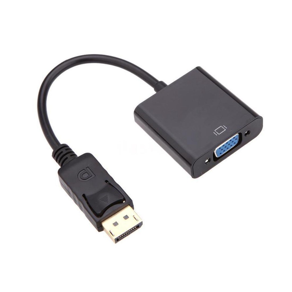 แปลง Display Port to VGA Converter Adapter (DP Port to VGA)