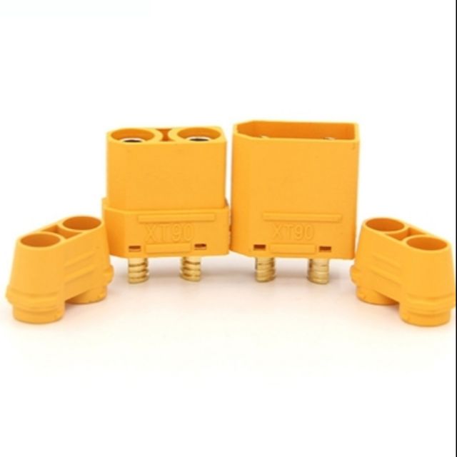 ขั้วต่อConnector(มีฝาปิด) XT90, SY60, XT60H-F  สำหรับ RC Lifepo Batteryทนกระแสสูง Plug Anti Spark Co
