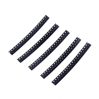 smd 0805 ไฟ led สีแดงสีเขียวสีเหลืองสีฟ้า 5 สี 100 ชิ้น