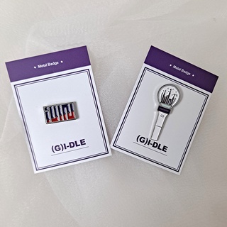 [พร้อมส่ง](G)I-DLE / () ป้ายโลโก้โลหะ I-DLE