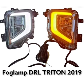 ไฟตัดหมอก​ triton 2019​ 2020​ 2021​ไฟเดไลท์  LED​ foglamp​ DRL​ mitsubishi​ triton 2019​ ไฟสปอร์ตไลท์​ ไฟเดไลท์