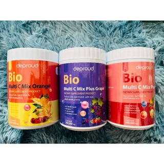 ￼วิตซีสด 3+แถมแก้วเชค (มีปลายทาง) Deproud Bio Multi C Mix วิตซีถัง ตัวดังในtiktok! ลดสิว ผิวออร่าถาวร