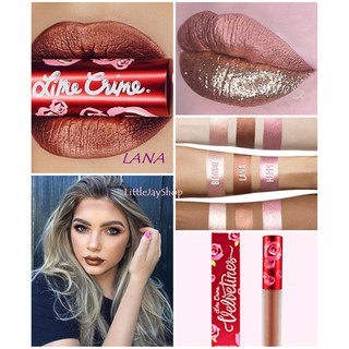 ไม่แท้ คืนเงิน Lime Crime รุ่น Metallic  สี Lana น้ำตาลเมทาลิค (เนื้อแมทช์เมทาลิค) ของแท้ พร้อมส่ง