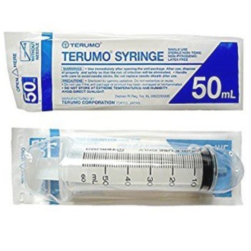 Terumo Syringe 50 Ml กระบอกฉีดยา ยี่ห้อ เทอรูโม 3 ชิ้น
