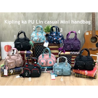 💕Kipling ka PU Lin casual Mini handbag