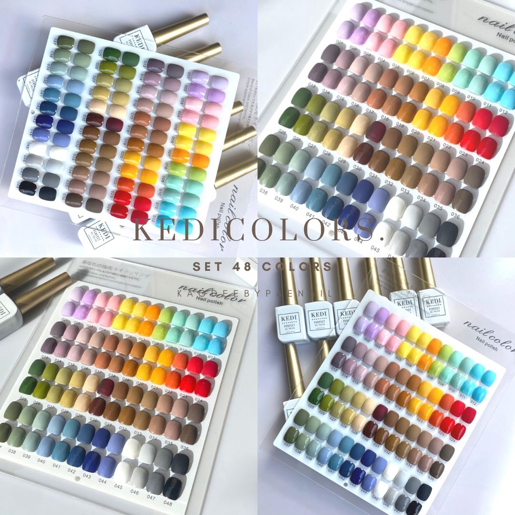 สีเจล Set Kedi บุฟเฟ่ต์ เลือกสีเองได้ สี Set แถมชาร์ตฟรี แบบนี้มีที่ไหน มีแค่ที่นี่ !!