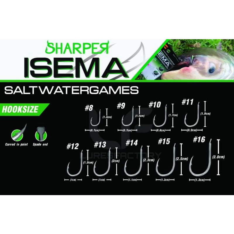 เบ็ด ISEMA Salt water games ของ LF Lure Factory