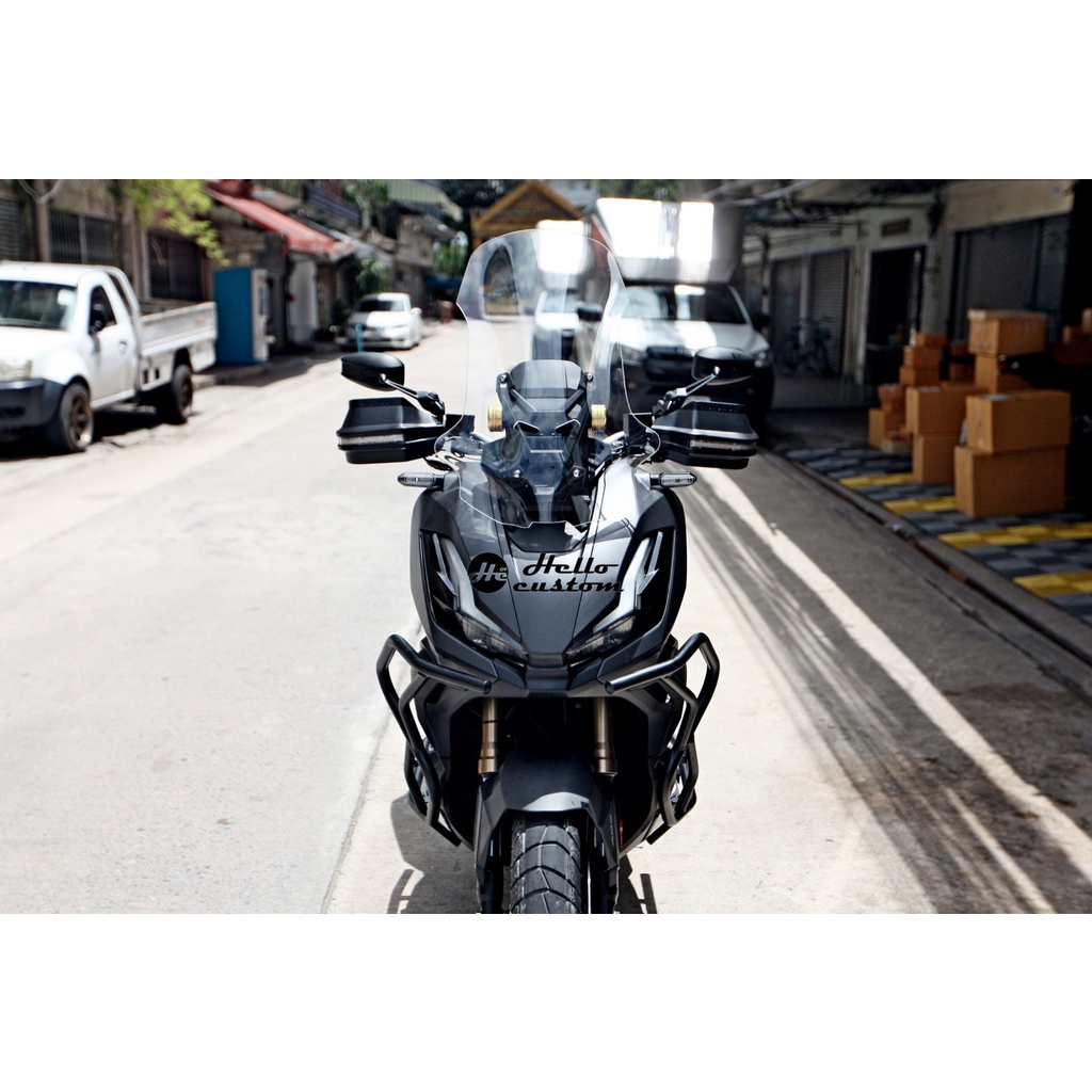 ชิวหน้า แต่ง ADV 350 สีดำมองทะลุ สีสโมค สีใส   -------- ADV350 - รูปที่ 7