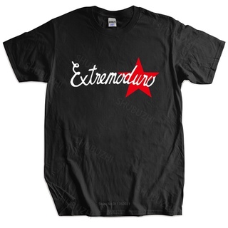 T-shirt  เสื้อยืด พิมพ์ลายโลโก้ extremoduro สีดํา สําหรับผู้ชายS-5XL